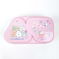 스미코구라시 주먹밥 런치 케이스 런치 박스 핑크 도시락 465ml 일본제
