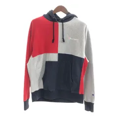 Champion チャンピオン リバースウィーブ スウェット パーカー トレーナー クレイジーパターン マルチカラー (メンズ 2XL) 中古 古着 p5792