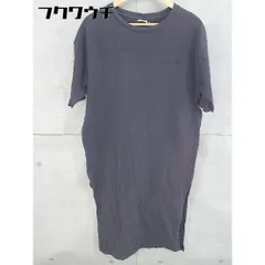 ◇ Champion チャンピオン 半袖 ロング ワンピース サイズM ブラック系 レディース 【中古】 【1102160013421】