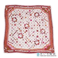 LOUIS VUITTON ルイヴィトン スカーフ ストール ピンク シルク100% 箱あり H20999