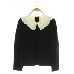 フランシュリッペ franche lippee コスメティックプルオーバー カットソー 長袖 レース M ブラック /MY ■OS ■SHのサムネイル
