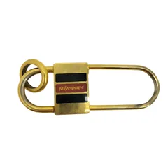 イヴサンローラン Yves Saint Laurent ロゴプリント 南京錠 キーホルダー メンズ 表記無 のサムネイル