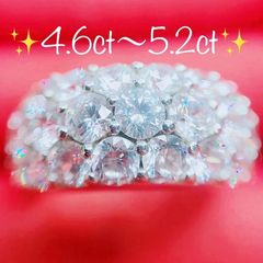 ※完全オーダー制★5.00ct前後★✨大粒ダイヤモンドパヴェリング指輪
