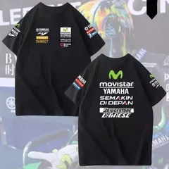 ★アウトレット★新品 L MotoGP YAMAHA VR46 レーシング バイク Tシャツ MOVISTAR オートバイ バイクウェア アウトドア スポーツ グッズ
