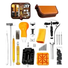 MORABLU 時計修理キット 149点 腕時計工具セット 電池交換 バンド調整 裏蓋開け ケースオープナー 精密ドライバー付 