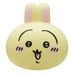 ちいかわ　おかおのスクィーズ［うさぎ］【にっこり顔　単品】/うさぎガチャ/うさぎスクイーズ