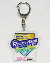 【中古】キーホルダー [単品] Aqours ライブロゴアクリルキーホルダー 「ラブライブ!サンシャイン!! Aqours 6th LoveLive! ～KU-RU-KU-RU Rock ’n’ Roll TOUR～ ＜OCEAN STAGE＞ Blu-ray