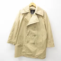 M/古着 長袖 ジャケット メンズ 90s ロング丈 ベージュ カーキ 25jan10 中古 アウター ジャンパー ブルゾン