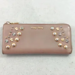 【MIU MIU】長財布／アイボリー×ブラックキャット 2025年最新】ミュウミュウ 猫 財布の人気アイテム - メルカリ