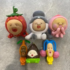 【６個セット】 こびとづかん 自立　フィギュアこびとずかん　こびと図鑑　イチゴクレナイ　カクレケダマ　カクレモモジリ　シークレット　イヤシミドリバネ　タケノコビト　ハルゴロモ　小人図鑑　ガチャ　ガチャガチャ　ガシャポン　カプセルトイ　おすわりマスコット 2