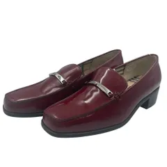 BURBERRYシルバー レザー ローファー 靴 21万新品◇BURBERRYバーバリー◇41＝26cm◇カーフレザー