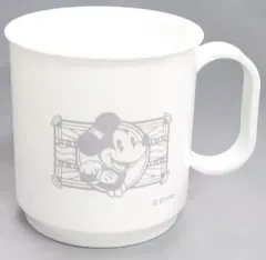 【中古】マグカップ・湯のみ(キャラクター) ミッキーマウス(ホワイト/シルバー) プラコップ 「ディズニー」 ディズニーアンバサダーホテル アメニティグッズ