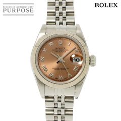 ロレックス ROLEX デイトジャスト 69174 T番 レディース 腕時計 ピンク K18WG ホワイトゴールド 自動巻き ウォッチ Datejust 90239520