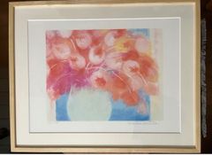 極美品】 ベルナール・カトラン 「春の花束」 額装 開業記念品 完品 箱