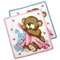 フェイラー ハンカチ ハンドタオル Max&Line 小熊 クマ うさぎ ウサギ 25cm