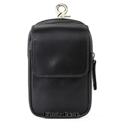 本革 ベルトポーチ スマホポーチ メンズ カラビナ付 牛革 ウエストポーチ マルチポーチ 仕事用 バッグ 大きめ 釣り 旅行 ギフト アウトドア