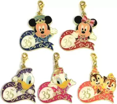 【中古】雑貨 全5種セット チャーム 「ディズニーリゾート 35周年 Happiest Celebration」 東京ディズニーランド限定 ジャングルカーニバル ゲーム景品