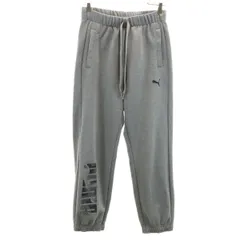 PUMA プーマ スウェットパンツ S グレー メンズ 古着