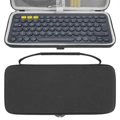 Geekria キーボード キャリングケース、小型コンパクトキーボード用ハードシェル保護トラベルバッグ、ロジクール Logicool Pebble Keys 2 K380s/ロジクール Logicooのサムネイル