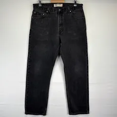 古着 リーバイス Levi's デニムパンツ 505 ストレート ジーンズ ジーパン 長ズボン ジップフライ w36 L32  ブラック メンズ
