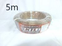 切売り　ＯＦＣスピーカーコード　０．７５ｓｑ（18ゲージ相当）　透明シース 5m