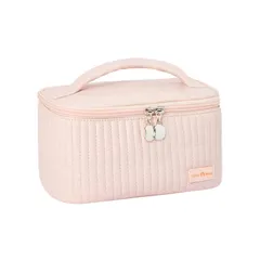 【特価商品】ピンク レディース メイクぽーち こすめぽーち コスメぽーち 防水 軽量 おしゃれ 可愛い かわいい コスメポーチ バニティポーチ 人気 化粧ぽーち 大きめ 持ち運び 大容量 メイクポーチ 化粧ポーチ トラベル ALLMIRA