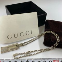 GUCCI グッチ ネックレス 正規品 くすみキズスレ有り - メルカリ