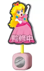 【中古】食玩 雑貨 3.ピーチ(決めポーズ) 「スーパーマリオブラザーズ ワンダー パネルクリップスタンド」