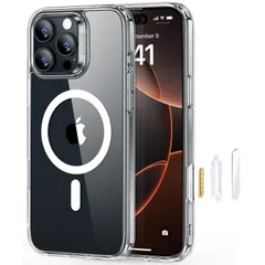 【数量限定】耐衝撃 軍用規格保護 黄変防止 いphone16pro カメラボタン保護 ケース max Max 用マグネットスマホケース Pro クリア 16 iPhone iphone16promaxケース MagSafe対応 Classicハイブリッドいph