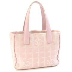  シャネル ハンドバッグ ニュートラベルライン ピンク