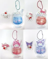 【中古】キーホルダー 全4種セット 「サンリオキャラクターズ ケースつきアクリルチャーム -クリームソーダデザイン-」