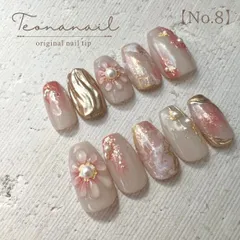 セミオーダー ネイルチップ 【No.8】