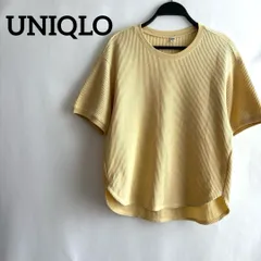 UNIQLOユニクロLアイボリー半袖トップスTシャツ無地シンプルカジュアル