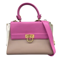 極美品 Salvatore Ferragamo サルヴァトーレ フェラガモ ハンドバッグ