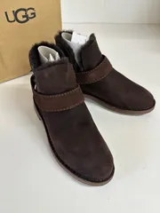 【新品未使用】 UGG 1012358 アグ マッケイ アンクルブーツ レディース ブーツ ムートン W_MCKAY CHOCOLATE US7 24cm