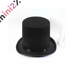 シルクハット ハット 帽子 メンズ レディース 男女兼用 フェルト フェルト 紳士帽 おしゃれ 紳士 フェルト素材 コスプレ 舞台 ステージ 衣装 オシャレ お洒落 フォーマル クラシック ハロウィン マジシャン 手品師 演劇 衣装 黒 ブラック シック