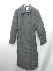◇ ◎ ●未使用● ⊇ Auntie Rosa ベルト附属 長袖 中綿ロングコート サイズF ブラック レディース E  【1409100019179】