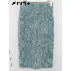 ◇ BIRTHDAY BASH バースデーバッシュ ウエストゴム ニット 膝下丈 スカート ブルー レディース  【中古】 【1109080001613】のサムネイル