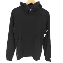 美品 AKM サイドジップ プルオーバー パーカー L エーケイエム AKM SIDE ZIP PULLOVER サイドジップ レーヨン