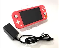 3週間保証　Switch lite どうぶつの森ピンク、ACアダプター付き、動作確認済み
