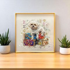 Oliver Gal 犬とシャネルのバッグ アート作品 - メルカリ