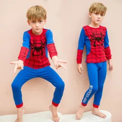 ✨期間限定✨ スパイダーマン 長袖パジャマ キッズ ルームウェア 寝間着 100cm 110cm 120cm