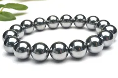 テラヘルツ鉱石 ラウンド 6.5mm ブレスレット 1個売り パワーストーン 天然石 _B110-65