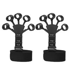 ☆ ブラック×ブラック ☆ フィンガートレーナー 指トレーニング 2個セット pmyfinger02 フィンガートレーナー 2個セット 指の力 トレーニング 握力 リハビリテーション リハビリ フィンガーエクササイザー 握力トレーナー 指 強化 エクササイズ