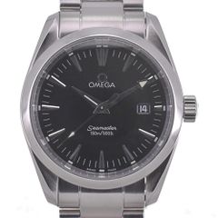 オメガ OMEGA 2518.50 シーマスター アクアテラ 150m デイト クォーツ メンズ 良品 D#141472