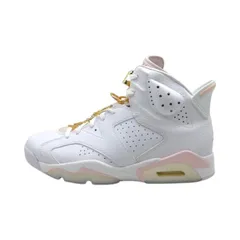 NIKE WMNS AIR JORDAN 6 RETRO Gold Foops WHITE/PINK サイズ27.0cm DH9696-100 ナイキ ウィメンズ エア ジョーダン 6 レトロ ゴールド フープス スニーカー 大名店
