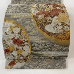 加納幸 西陣織 唐織 袋帯 金糸 正絹 三通 加納幸 西陣織 唐織 袋帯 金糸 正絹 三通