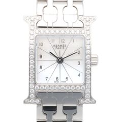 エルメス Hウォッチ 腕時計 時計 ステンレススチール HH1.130 クオーツ レディース 1年保証  HERMES  中古 エルメス