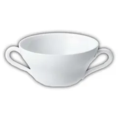 【新品・3営業日で発送】ウェッジウッド(Wedgwood) ウェッジウッド　ホワイトコノート３３００スープカップ手付　２４０㏄【RUEF401】のサムネイル