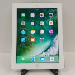 iPad 第4世代 Wi-Fi+Cellular 16GB au ホワイト 送料無料 本体 c02614